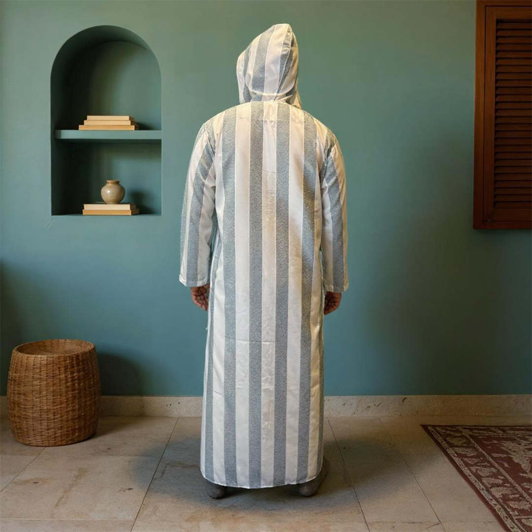 Moroccan Thobe - Blue