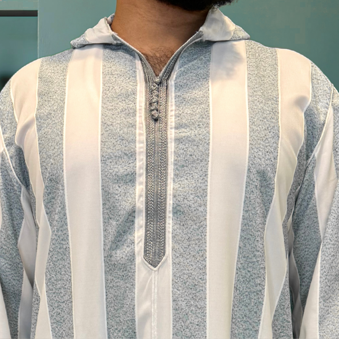 Moroccan Thobe - Blue