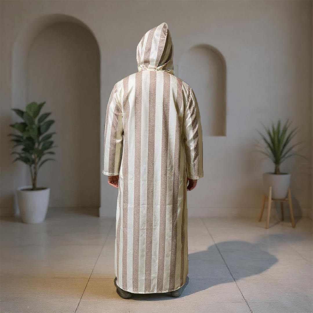Moroccan Thobe - Brown